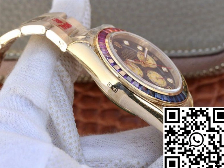 Factory Rolex 116598RBOW movement BL 7750 Rainbow Cosmograph Daytona 0121